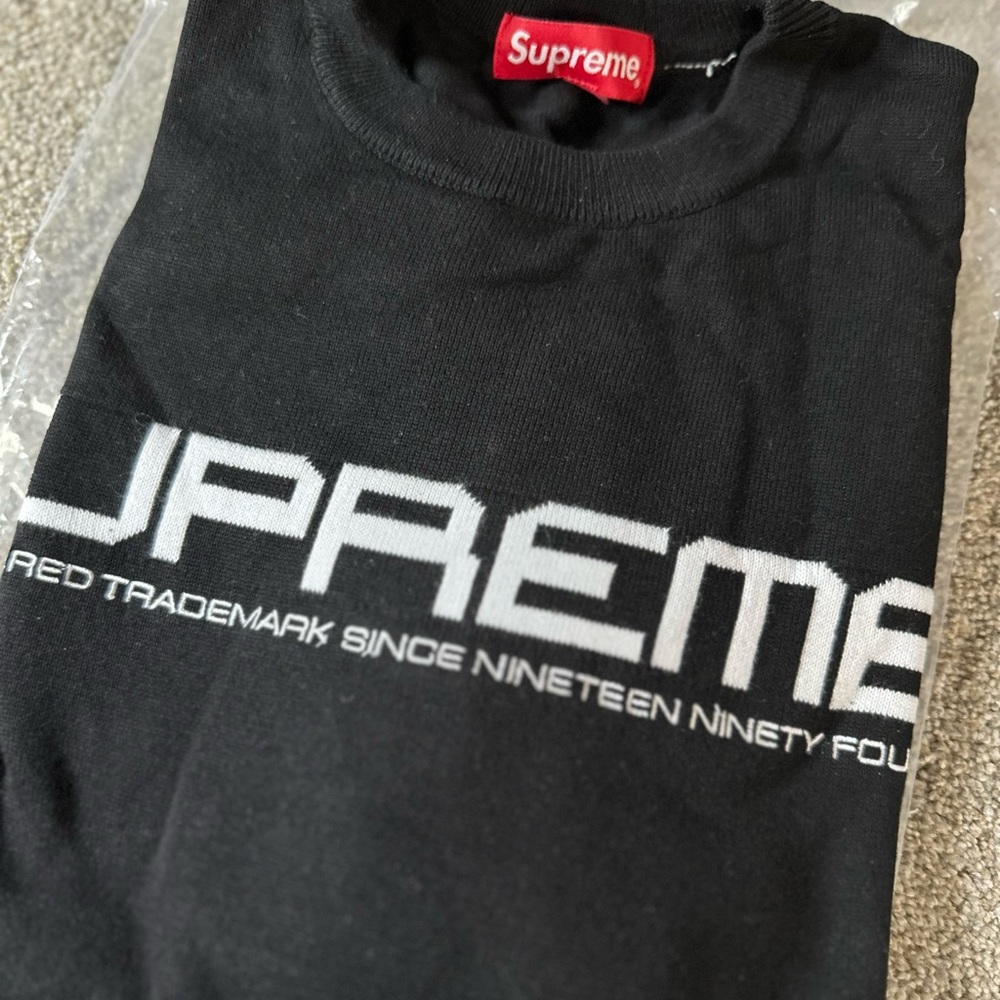 Brand New Supreme Split Logo Pullover - image 2